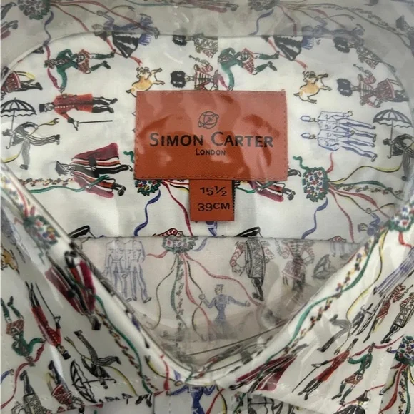 Simon Carter Multicolor Patterned Shirt - Picture 2 of 5